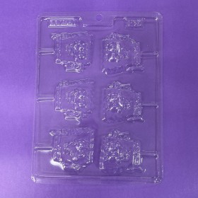 Molde Acetato Paleta Bob Esponja 34 (8 cavidades)
