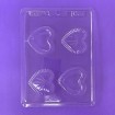 Molde Acetato Cajita Corazón 56 (4 cavidades)