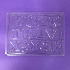 Molde Acetato Letras K-Z 242 (13 cavidades)